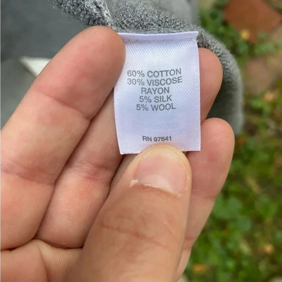 J. Jill Womens Wool Silk Blend Long Sleeve Open Knit Soft Cardigan Size M - Picture 4 of 5